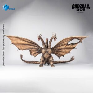Godzilla vs. King Ghidorah (1991) Exquisite Basic Akció Figura King Ghidorah Battle Damaged Version 33 cm