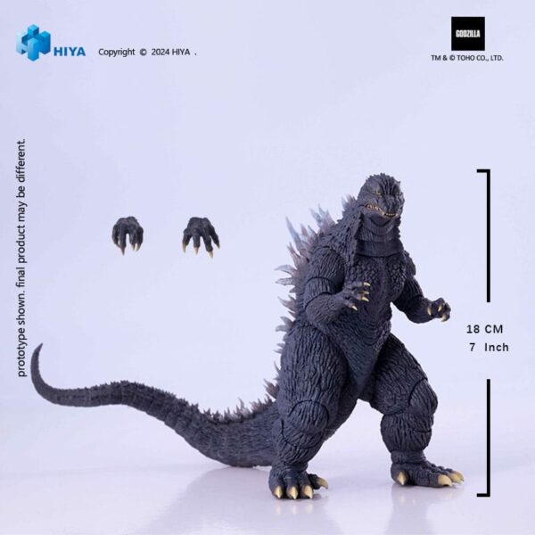 Godzilla vs. Mechagodzilla 2002 Exquisite Basic Akció Figura Godzilla 18 cm Godzilla vs. Mechagodzilla 2002 Exquisite Basic Akció Figura Godzilla 18 cm