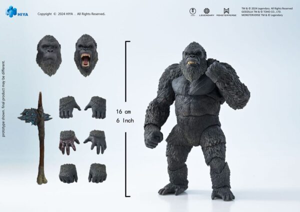 Godzilla x Kong: The New Empire Exquisite Basic Akció Figura Kong 16 cm Godzilla x Kong: The New Empire Exquisite Basic Akció Figura Kong 16 cm