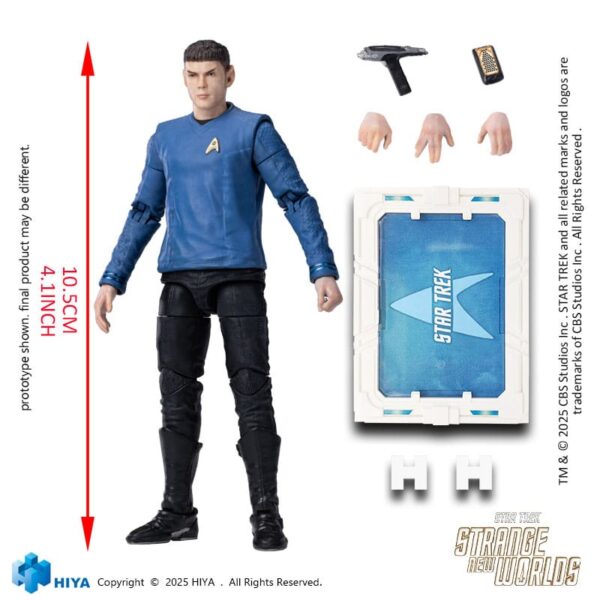 Star Trek Strange New Worlds Exquisite Mini Series  Akciófigur 1/18 Spock 11 cm Star Trek Strange New Worlds Exquisite Mini Series  Akciófigur 1/18 Spock 11 cm