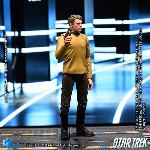 Star Trek Exquisite Mini Akció Figura 1/18 Star Trek 2009 Chekov 10 cm
