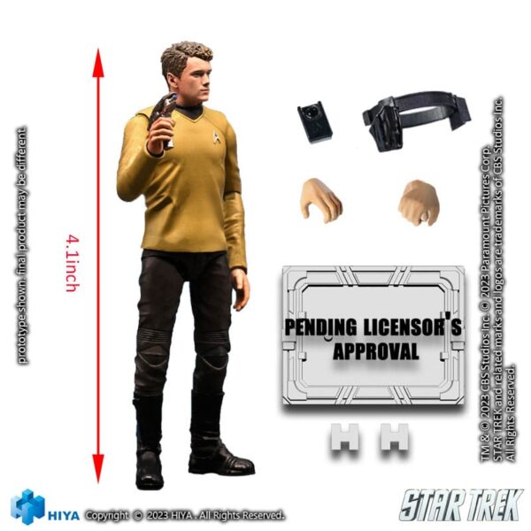 Star Trek Exquisite Mini Akció Figura 1/18 Star Trek 2009 Chekov 10 cm