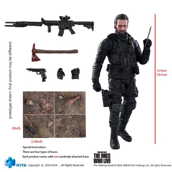 The Walking Dead: The Ones Who Lived Exquisite Mini Akció Figura 1/18 Rick Grimes 11 cm The Walking Dead: The Ones Who Lived Exquisite Mini Akció Figura 1/18 Rick Grimes 11 cm