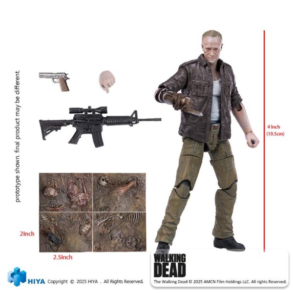 The Walking Dead Exquisite Mini Akció Figura 1/18 Merle 11 cm The Walking Dead Exquisite Mini Akció Figura 1/18 Merle 11 cm