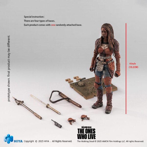 The Walking Dead: The Ones Who Lived Exquisite Mini Akció Figura 1/18 Michonne 10 cm The Walking Dead: The Ones Who Lived Exquisite Mini Akció Figura 1/18 Michonne 10 cm