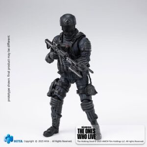The Walking Dead: The Ones Who Lived Exquisite Mini Akció Figura 1/18 CRM Soldier 10 cm