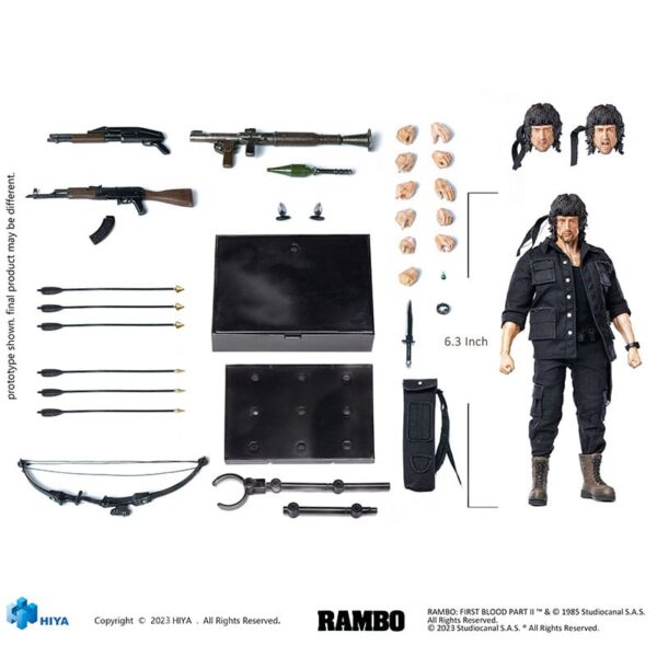 First Blood II Exquisite Super Series  Akciófigur 1/12 First Blood II John Rambo 16 cm First Blood II Exquisite Super Series  Akciófigur 1/12 First Blood II John Rambo 16 cm