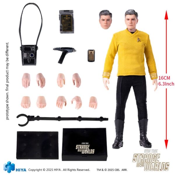 Star Trek Strange New Worlds Exquisite Super Series  Akciófigur 1/12 Pike 16 cm Star Trek Strange New Worlds Exquisite Super Series  Akciófigur 1/12 Pike 16 cm