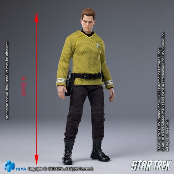 Star Trek Exquisite Super Series  Akciófigur 1/12 Kirk 16 cm