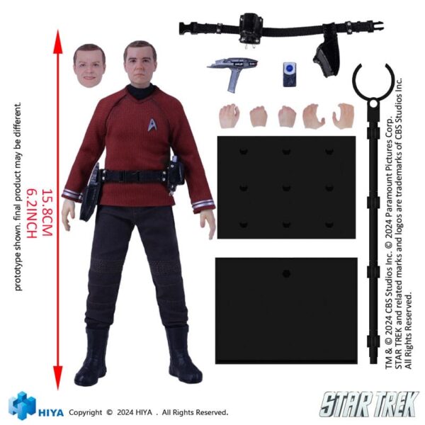 Star Trek 2009 Exquisite Super Series  Akciófigur 1/12 Scotty 16 cm