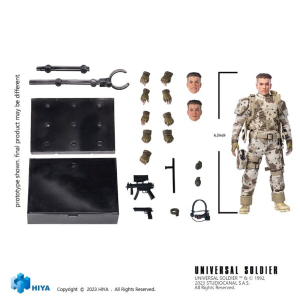 Universal Soldier Exquisite Super Series  Akciófigur 1/12 Luc Deveraux 16 cm