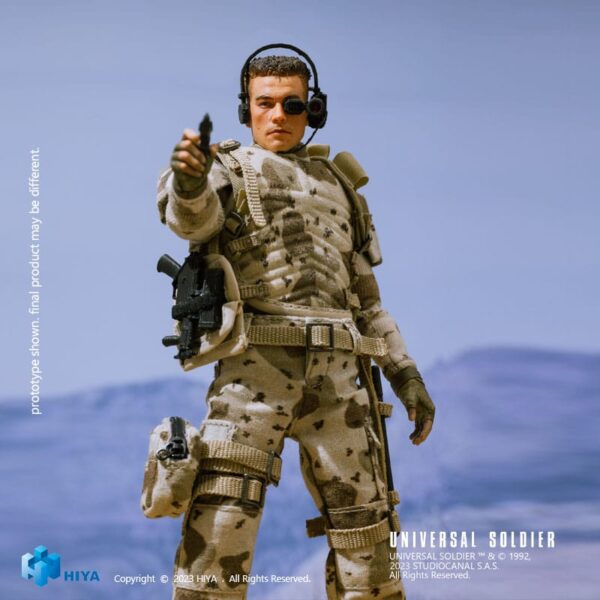 Universal Soldier Exquisite Super Series  Akciófigur 1/12 Luc Deveraux 16 cm