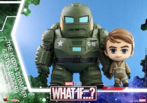 What If...? Cosbaby (S) Mini Figuras Hydra Stomper & Steve Rogers 10 cm