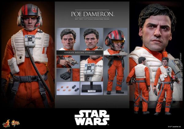 Star Wars Akció Figura 1/6 Poe Dameron 30 cm Star Wars Akció Figura 1/6 Poe Dameron 30 cm