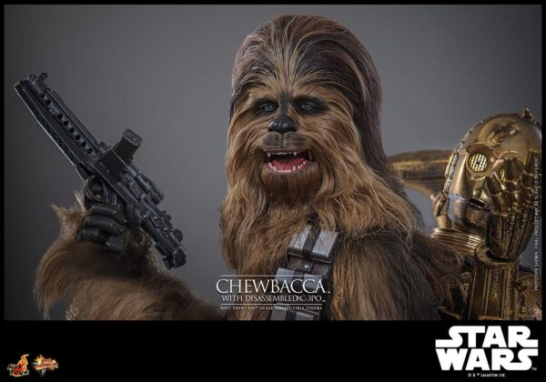 Star Wars Episode V Movie Masterpiece Akció Figura 1/6 Chewbacca with Disassembled C-3PO 36 cm Star Wars Episode V Movie Masterpiece Akció Figura 1/6 Chewbacca with Disassembled C-3PO 36 cm