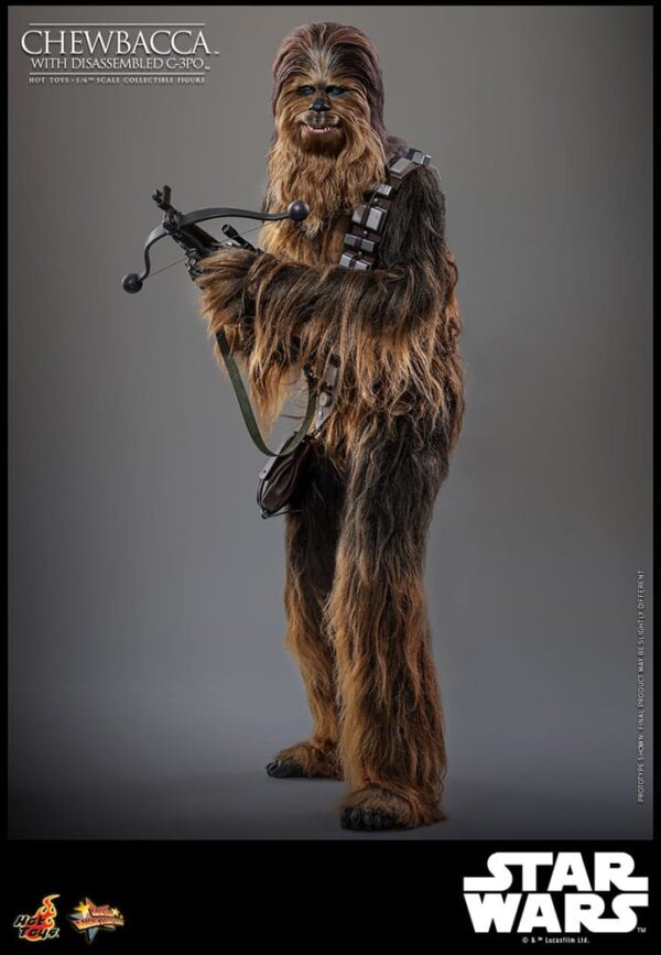 Star Wars Episode V Movie Masterpiece Akció Figura 1/6 Chewbacca with Disassembled C-3PO 36 cm Star Wars Episode V Movie Masterpiece Akció Figura 1/6 Chewbacca with Disassembled C-3PO 36 cm