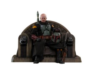 Star Wars: The Mandalorian Akció Figura 1/6 Boba Fett Repaint Armor and Throne Special Edition 30 cm