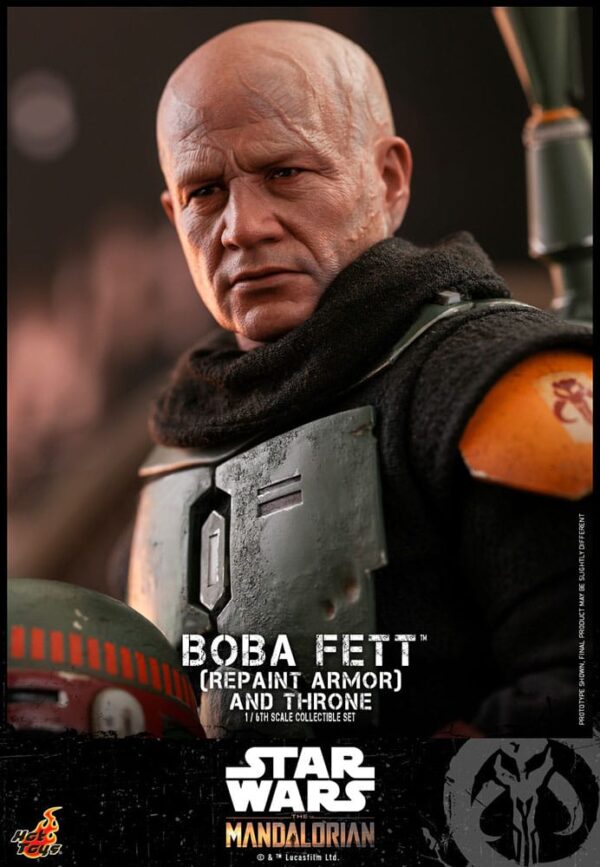 Star Wars: The Mandalorian Akció Figura 1/6 Boba Fett Repaint Armor and Throne Special Edition 30 cm Star Wars: The Mandalorian Akció Figura 1/6 Boba Fett Repaint Armor and Throne Special Edition 30 cm