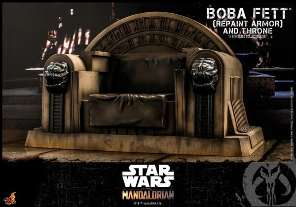Star Wars: The Mandalorian Akció Figura 1/6 Boba Fett Repaint Armor and Throne Special Edition 30 cm Star Wars: The Mandalorian Akció Figura 1/6 Boba Fett Repaint Armor and Throne Special Edition 30 cm