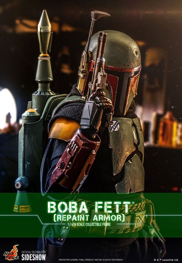 Star Wars The Mandalorian Akció Figura 1/6 Boba Fett (Repaint Armor) 30 cm