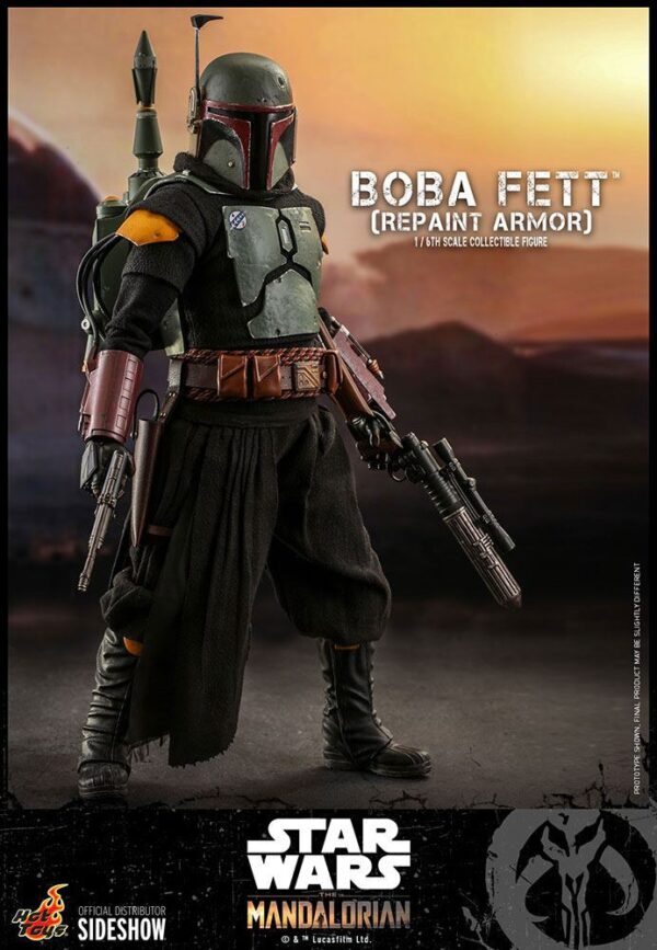 Star Wars The Mandalorian Akció Figura 1/6 Boba Fett (Repaint Armor) 30 cm