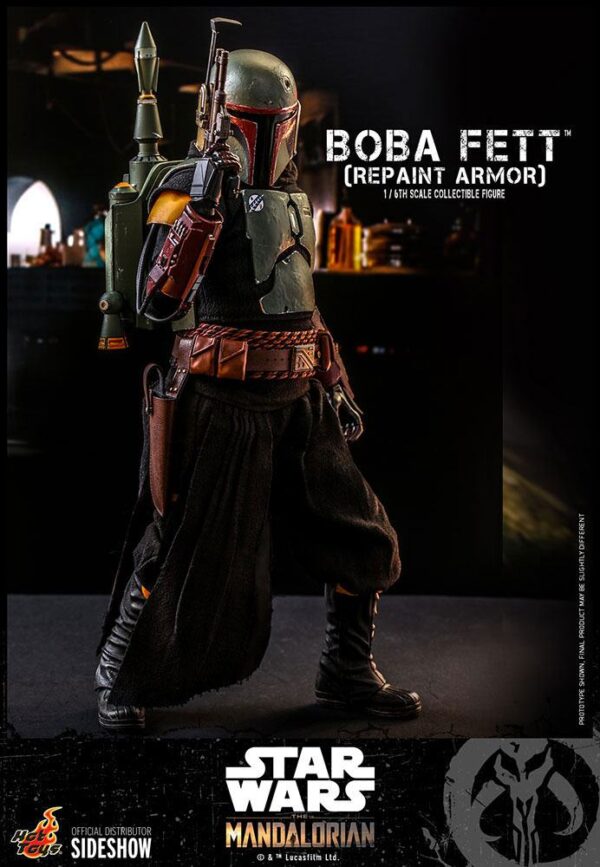 Star Wars The Mandalorian Akció Figura 1/6 Boba Fett (Repaint Armor) 30 cm