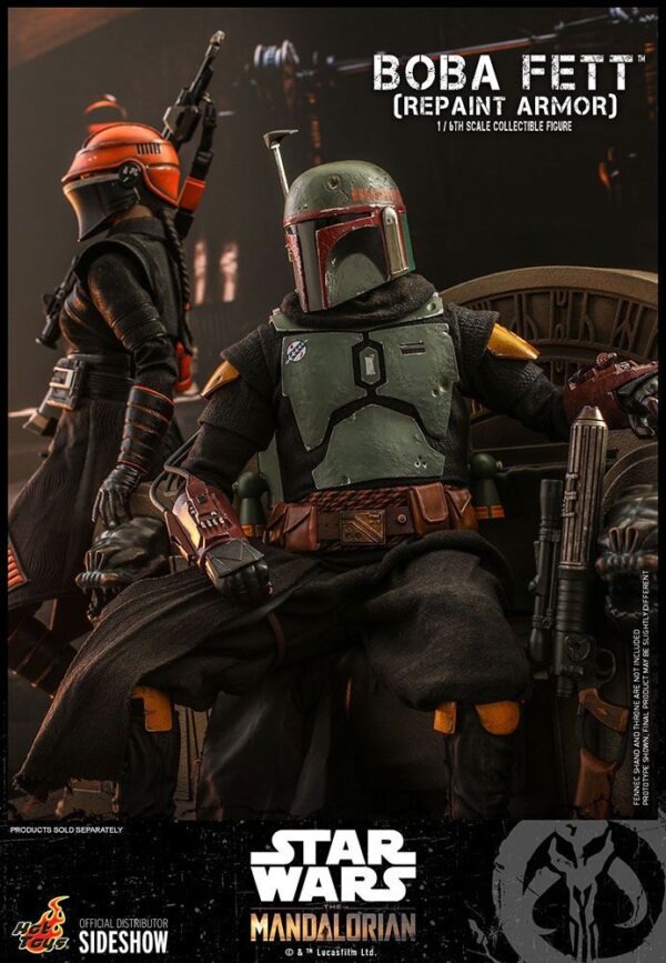 Star Wars The Mandalorian Akció Figura 1/6 Boba Fett (Repaint Armor) 30 cm
