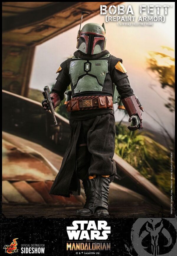 Star Wars The Mandalorian Akció Figura 1/6 Boba Fett (Repaint Armor) 30 cm