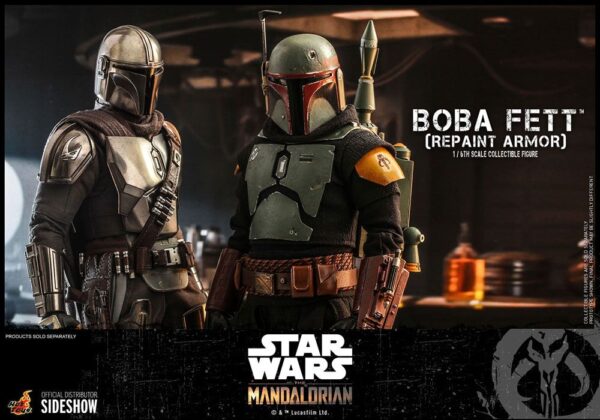 Star Wars The Mandalorian Akció Figura 1/6 Boba Fett (Repaint Armor) 30 cm