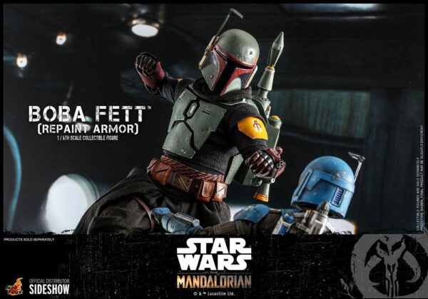 Star Wars The Mandalorian Akció Figura 1/6 Boba Fett (Repaint Armor) 30 cm