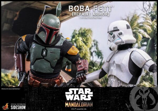 Star Wars The Mandalorian Akció Figura 1/6 Boba Fett (Repaint Armor) 30 cm
