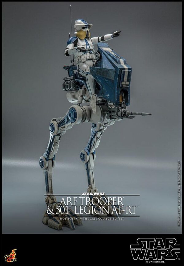Star Wars The Clone Wars Akció Figura 1/6 ARF Trooper & 501st Legion AT-RT 30 cm
