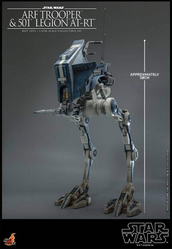 Star Wars The Clone Wars Akció Figura 1/6 ARF Trooper & 501st Legion AT-RT 30 cm