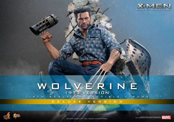 X-Men Days of Future Past Movie Masterpiece Akció Figura 1/6 Wolverine (1973 Version) Deluxe Version 30 cm