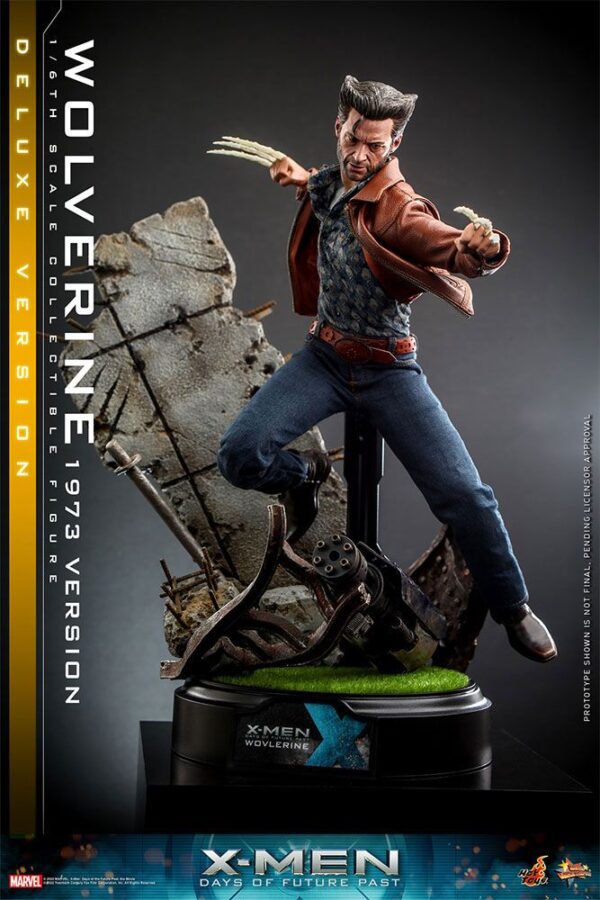 X-Men Days of Future Past Movie Masterpiece Akció Figura 1/6 Wolverine (1973 Version) Deluxe Version 30 cm