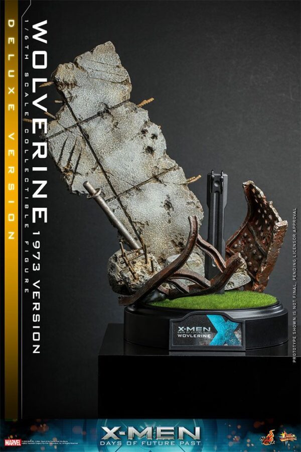 X-Men Days of Future Past Movie Masterpiece Akció Figura 1/6 Wolverine (1973 Version) Deluxe Version 30 cm