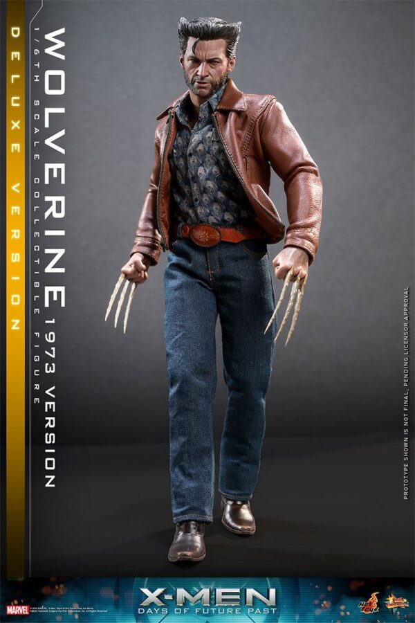 X-Men Days of Future Past Movie Masterpiece Akció Figura 1/6 Wolverine (1973 Version) Deluxe Version 30 cm