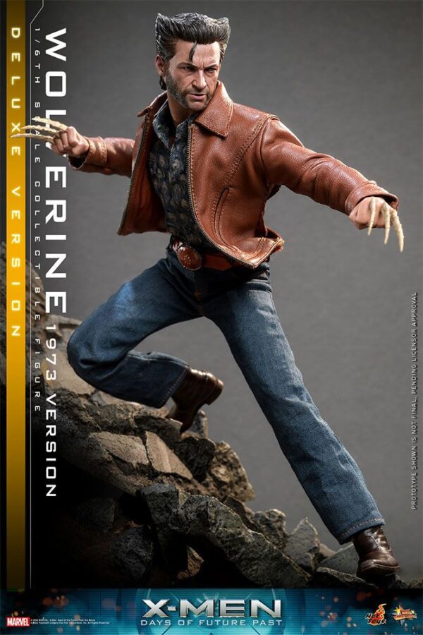 X-Men Days of Future Past Movie Masterpiece Akció Figura 1/6 Wolverine (1973 Version) Deluxe Version 30 cm