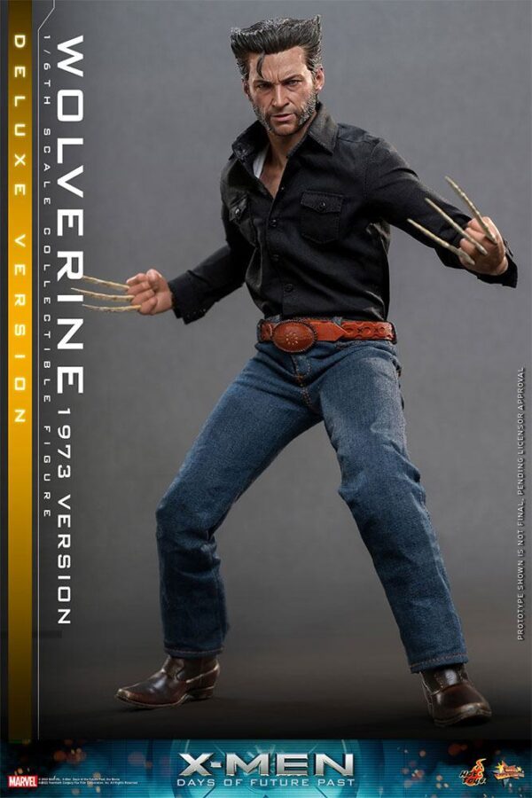 X-Men Days of Future Past Movie Masterpiece Akció Figura 1/6 Wolverine (1973 Version) Deluxe Version 30 cm