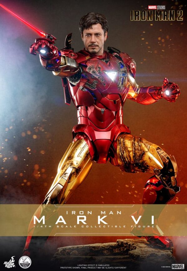 Iron Man 2 Akció Figura 1/4 Iron Man Mark VI 48 cm