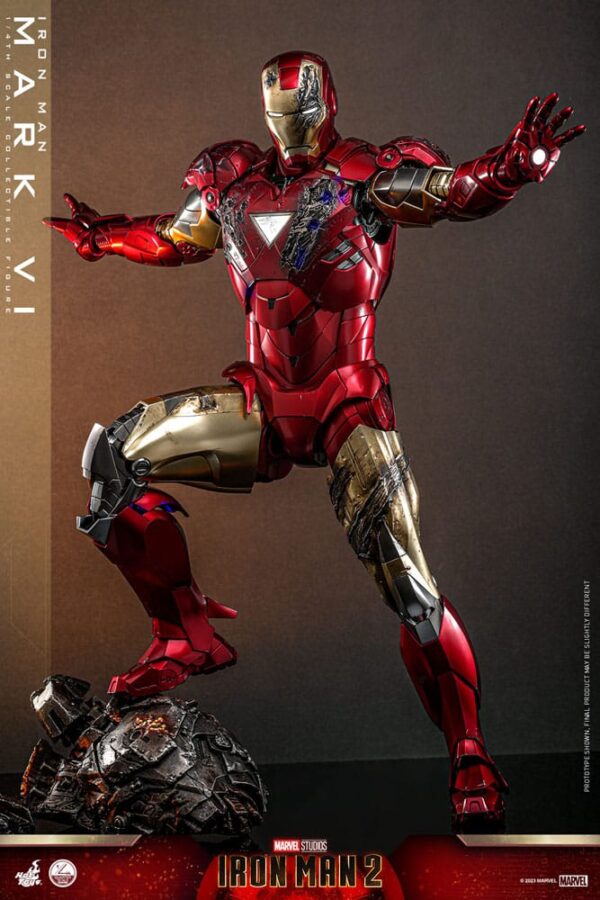 Iron Man 2 Akció Figura 1/4 Iron Man Mark VI 48 cm