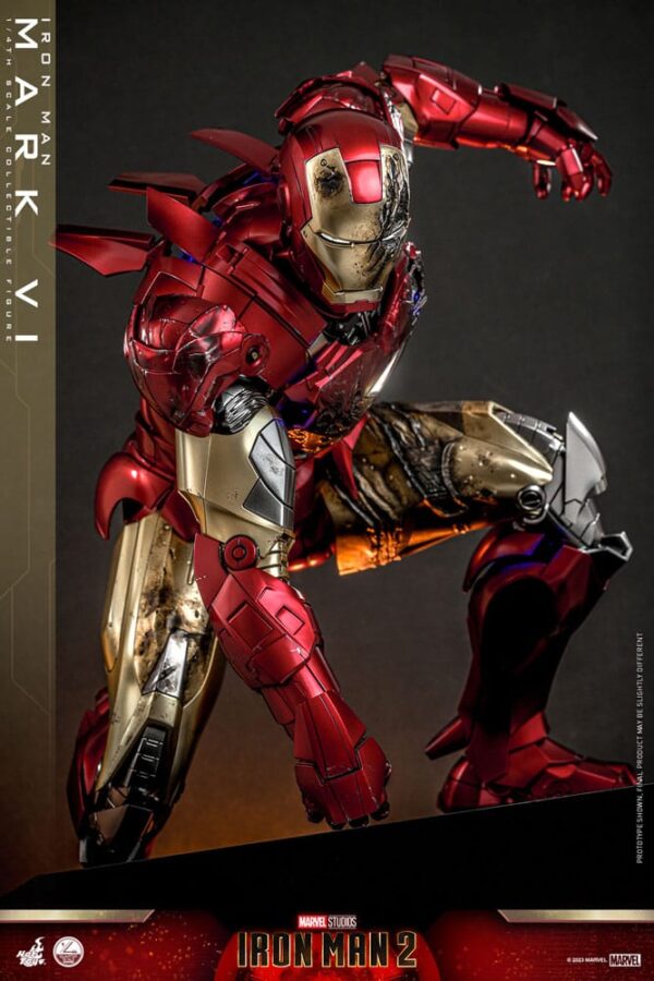 Iron Man 2 Akció Figura 1/4 Iron Man Mark VI 48 cm