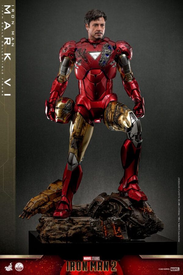 Iron Man 2 Akció Figura 1/4 Iron Man Mark VI 48 cm