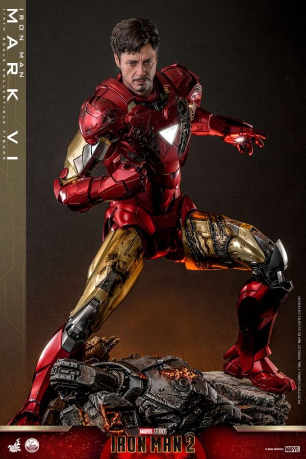 Iron Man 2 Akció Figura 1/4 Iron Man Mark VI 48 cm