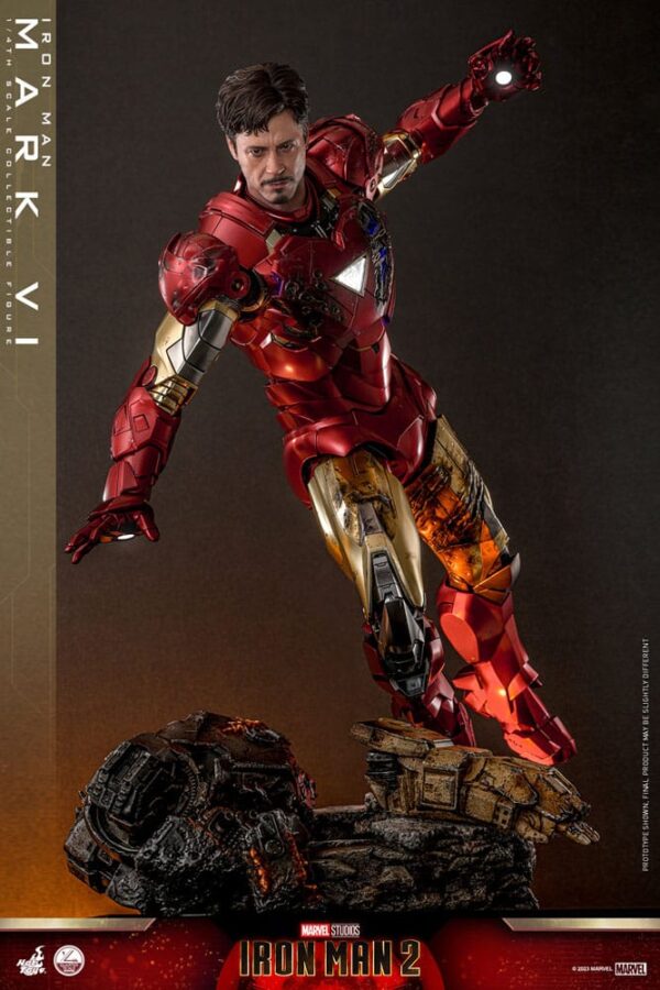Iron Man 2 Akció Figura 1/4 Iron Man Mark VI 48 cm