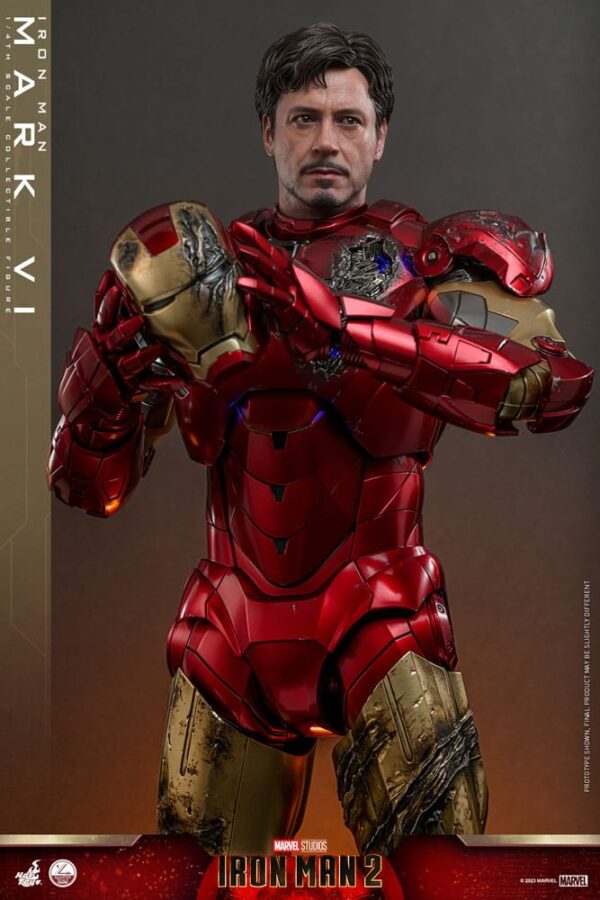 Iron Man 2 Akció Figura 1/4 Iron Man Mark VI 48 cm