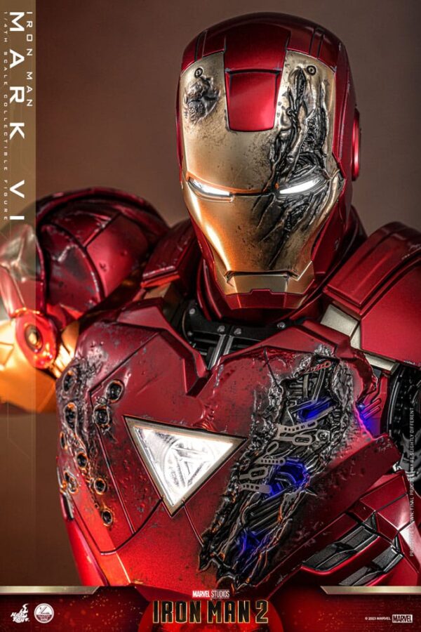 Iron Man 2 Akció Figura 1/4 Iron Man Mark VI 48 cm