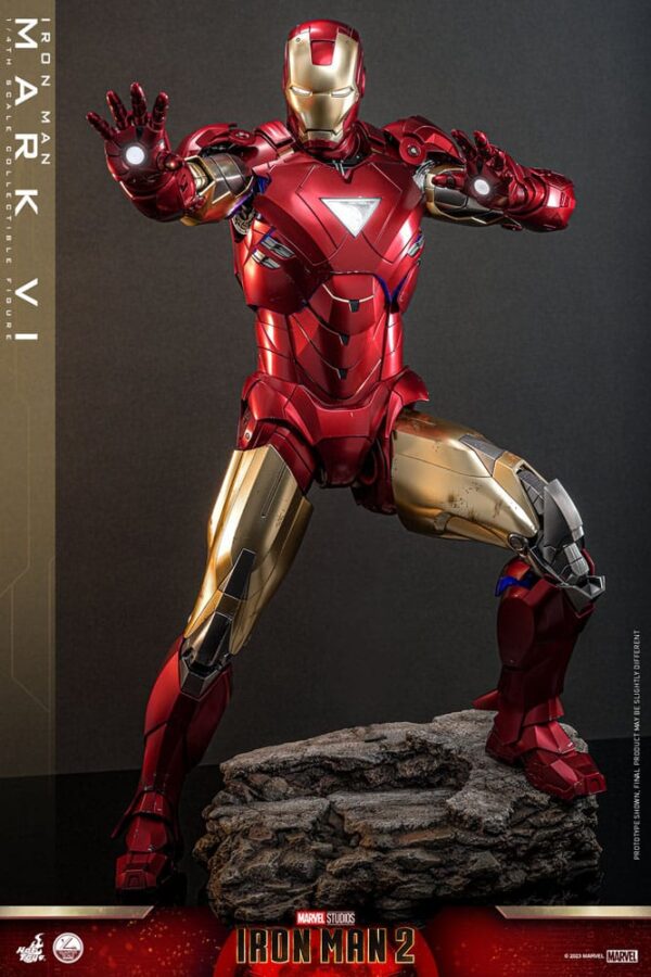 Iron Man 2 Akció Figura 1/4 Iron Man Mark VI 48 cm