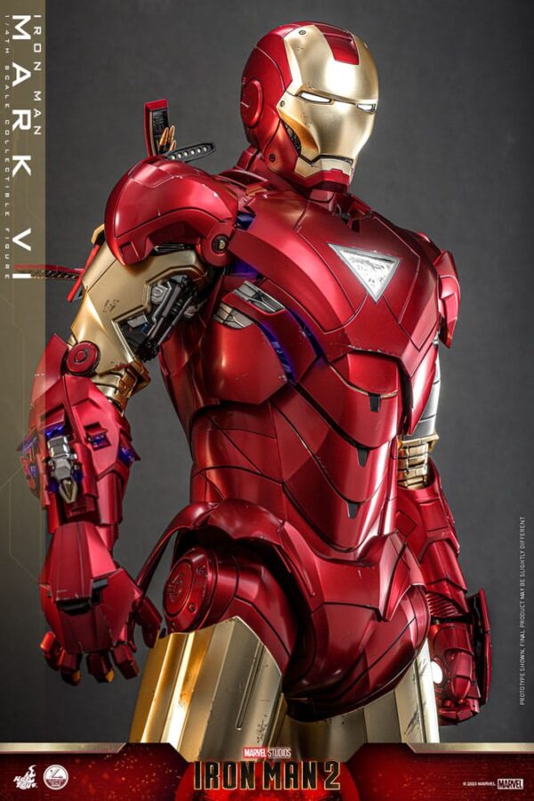 Iron Man 2 Akció Figura 1/4 Iron Man Mark VI 48 cm