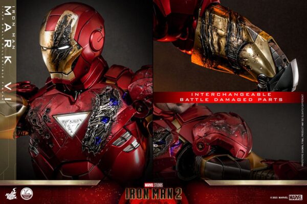 Iron Man 2 Akció Figura 1/4 Iron Man Mark VI 48 cm